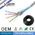 SIPU best price 26awg ftp cat5e ethernet cable coiled 4 pair